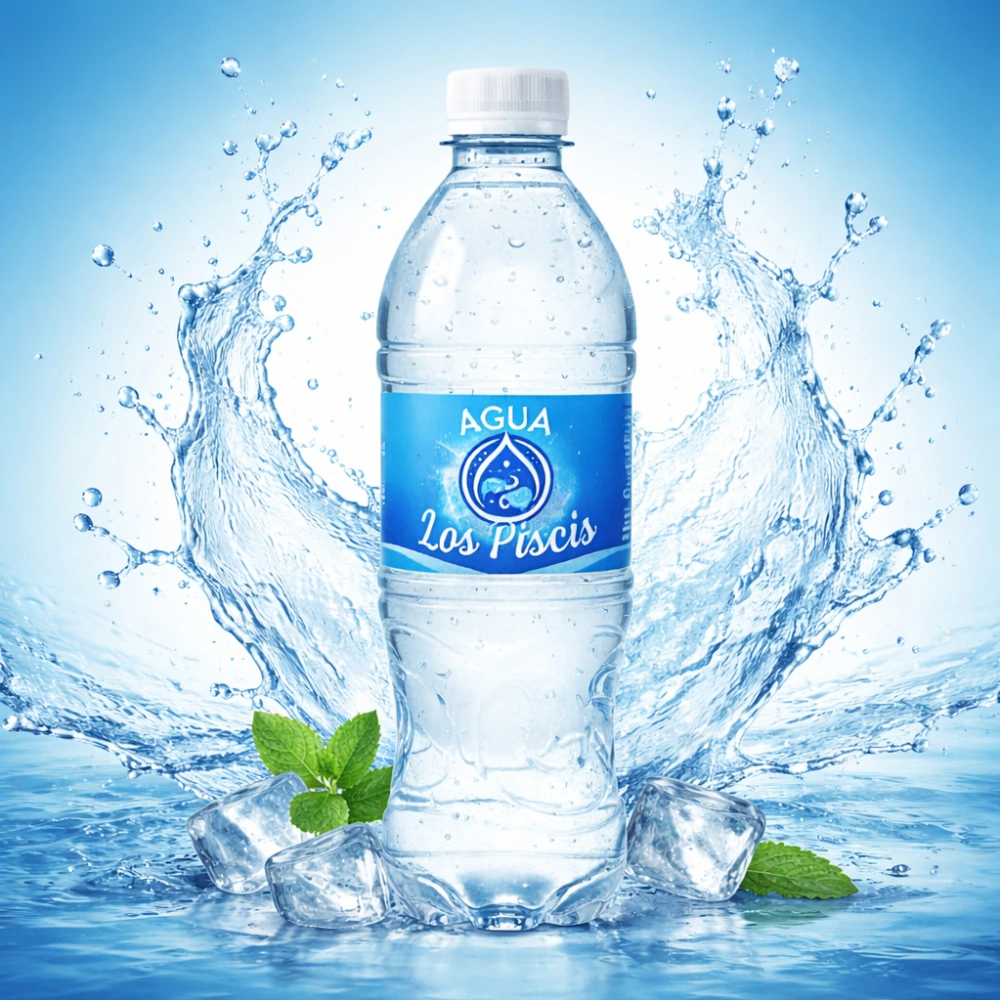 Agua de 591 ml  los Pisis