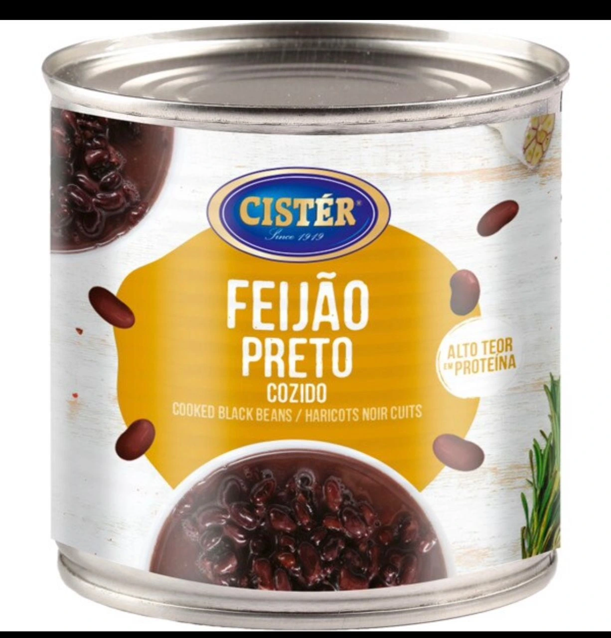 Frijol negro 420g en lata cocidos