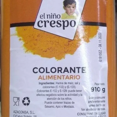 Colorante alimentario