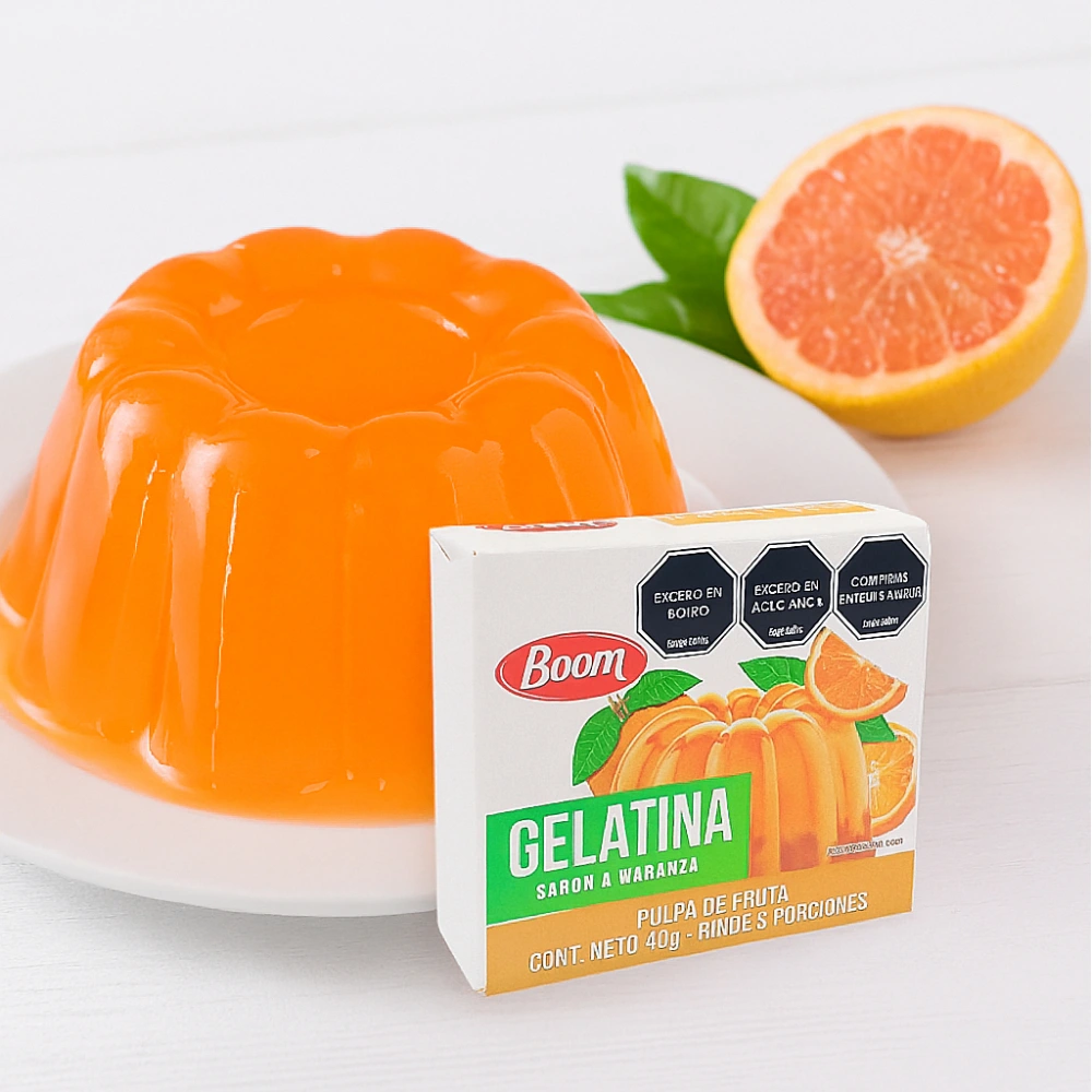 Gelatina sabor Naranja