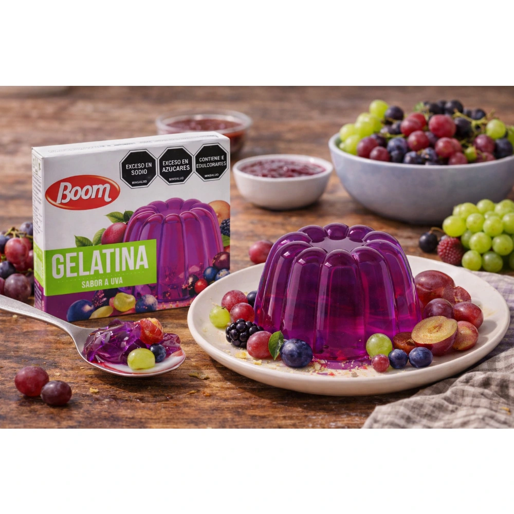 Gelatina sabor Uva