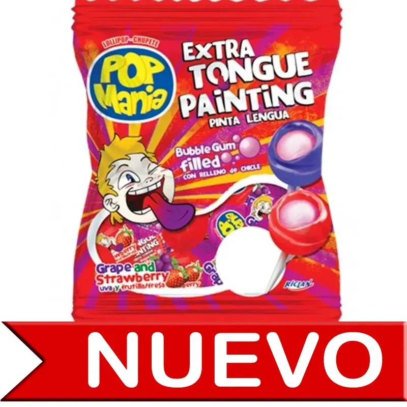Chupa chupas Pinta lengua Surtidos 16 * 48 u