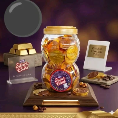 Moneditas de chocolate