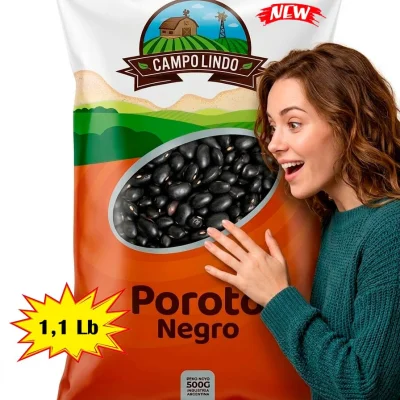 Frijol negro 500g Poroto