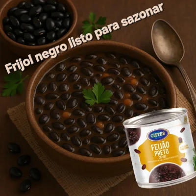 Frijol negro 420g en lata