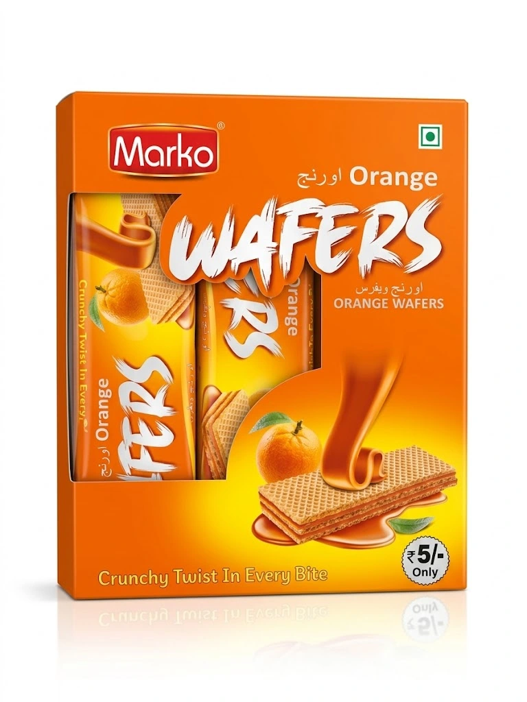Wafer Marko Naranja